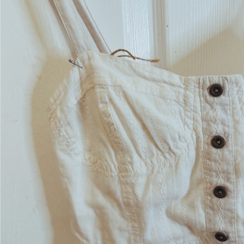 Band of Gypsies Cream Smocked Top